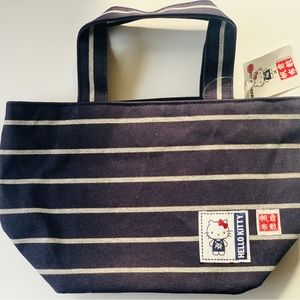 NEW- LIMITED EDITION HELLO KITTY X KURASHIKIHANPU CANVAS TOTE BAG -S